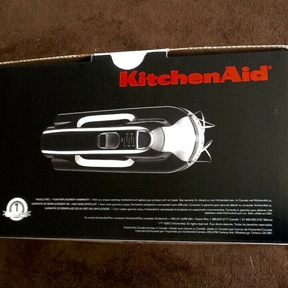 brand new ONYX BLACK KitchenAid 5-Speed Hand Mixer - Picture 10 of 12